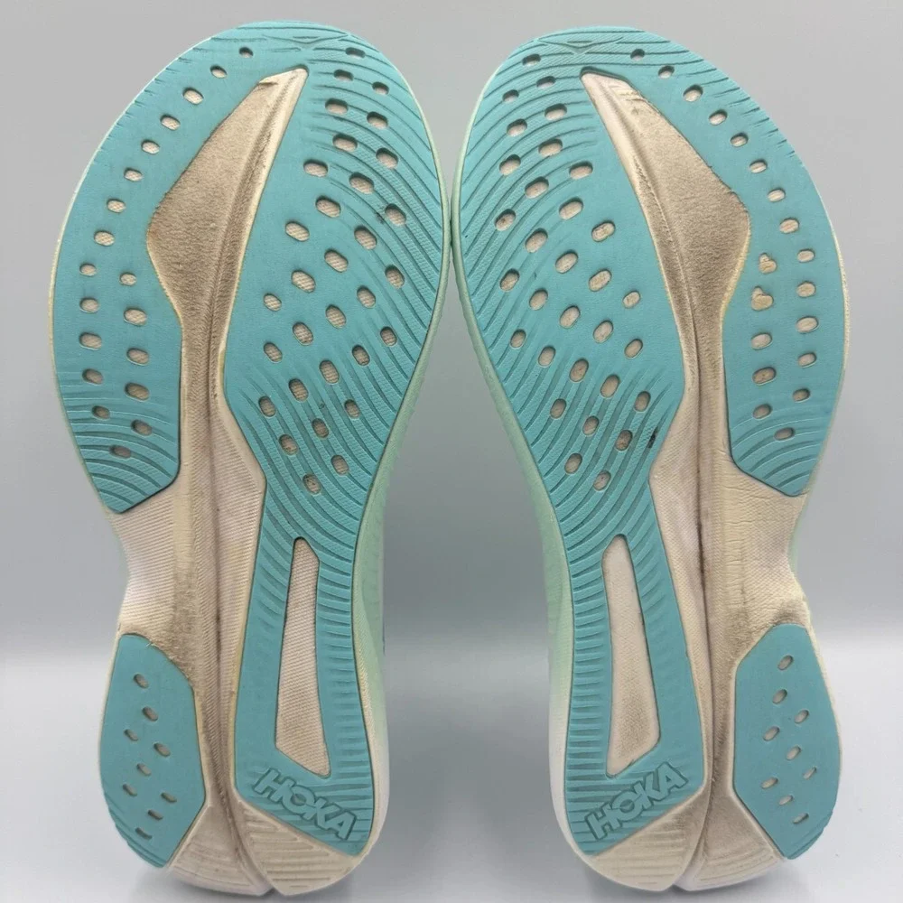 Hoka One One Mach 6 1147810 FTRS Women's Size 9.5B White Running Shoes Sneakers‎